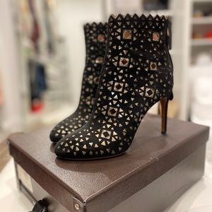 ❌SOLD❌ Alaïa Laser Cut-out Booties